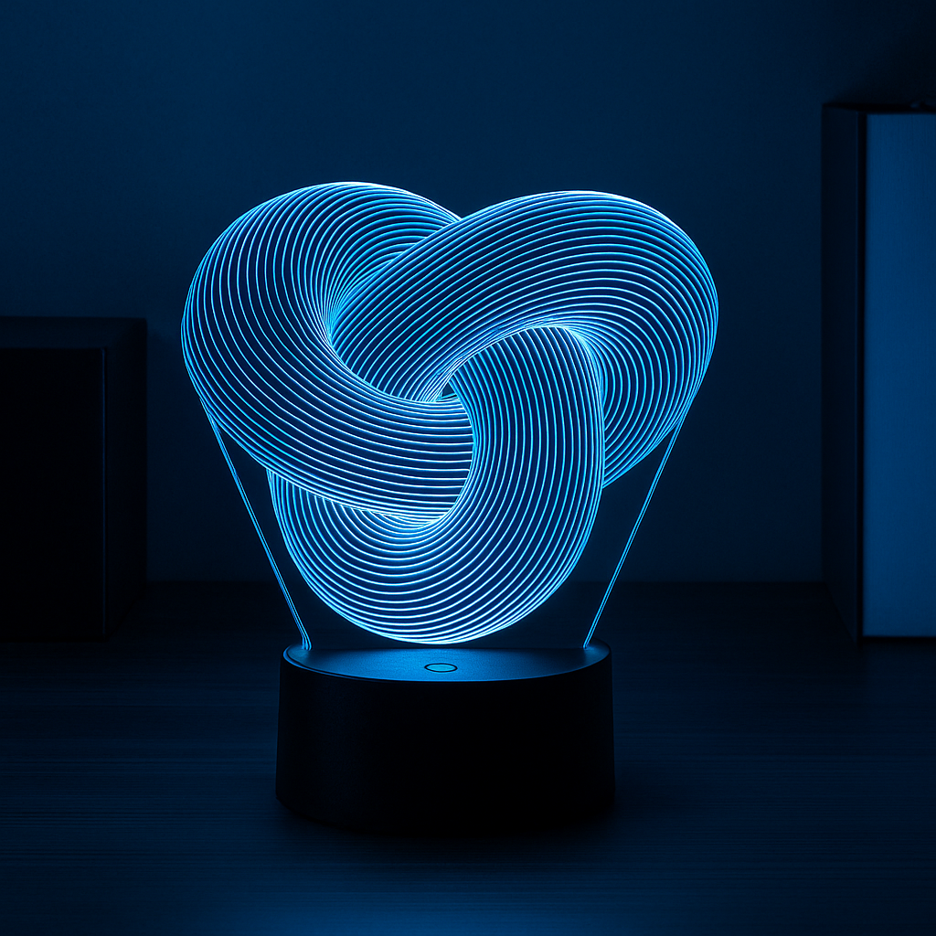 Lampe LED 3D Twist